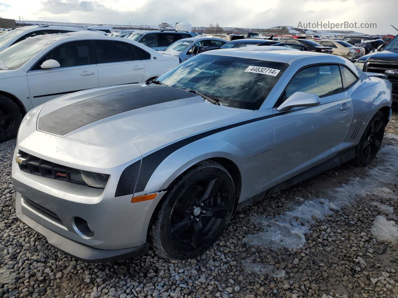 2010 Chevrolet Camaro Lt Silver vin: 2G1FC1EV5A9105709