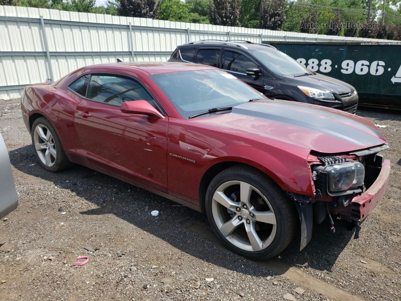 2010 Chevrolet Camaro Lt Красный vin: 2G1FC1EV5A9172939