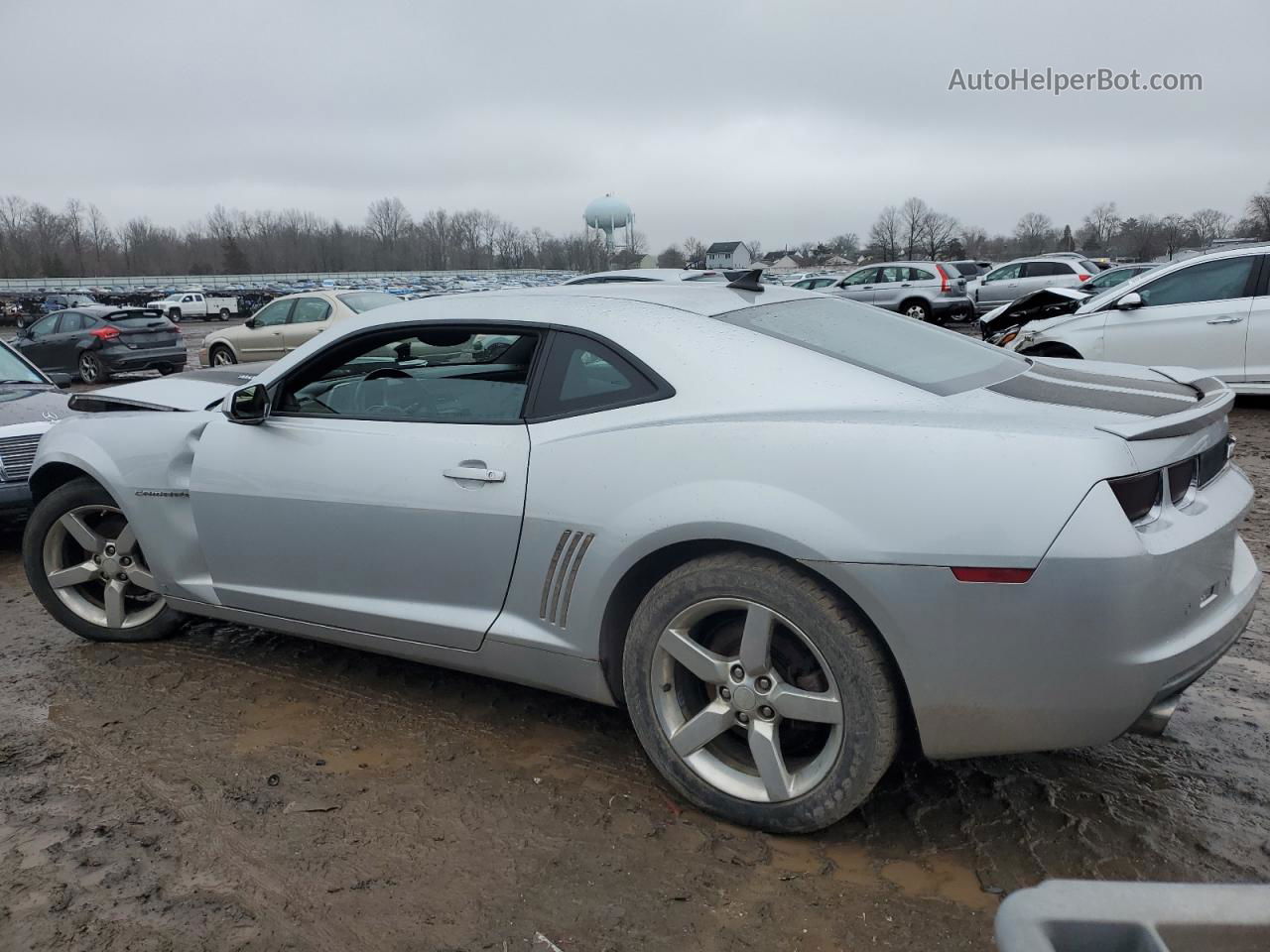 2010 Chevrolet Camaro Lt Silver vin: 2G1FC1EV5A9180698