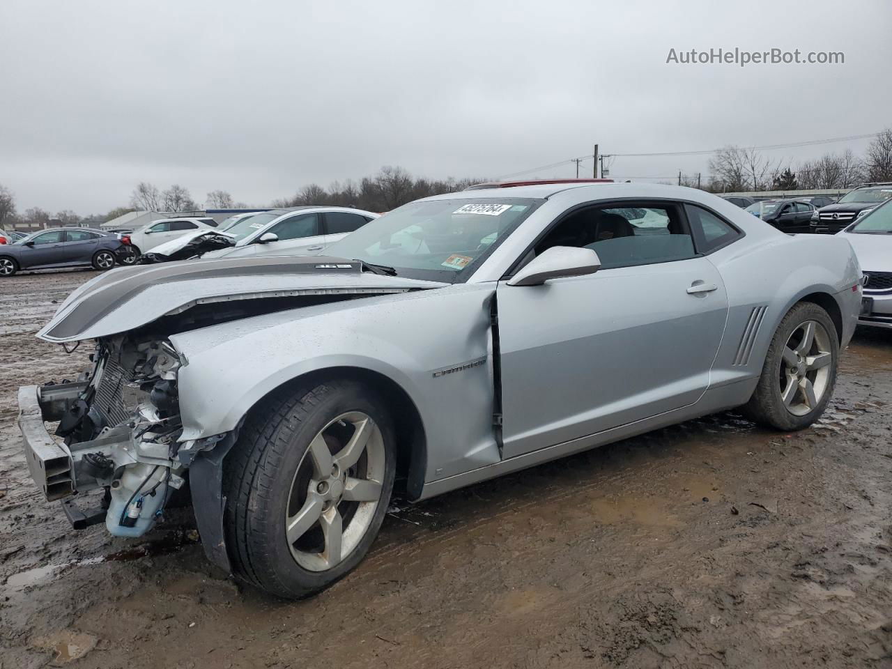 2010 Chevrolet Camaro Lt Silver vin: 2G1FC1EV5A9180698