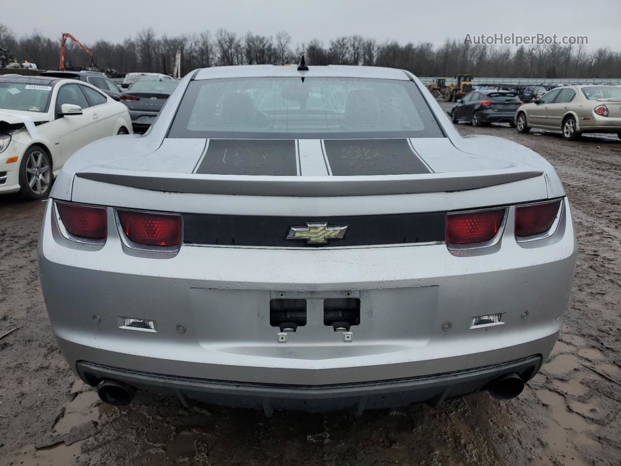 2010 Chevrolet Camaro Lt Silver vin: 2G1FC1EV5A9180698