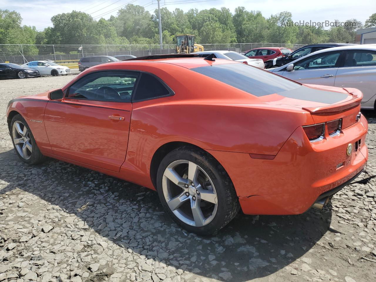 2010 Chevrolet Camaro Lt Orange vin: 2G1FC1EV5A9206359