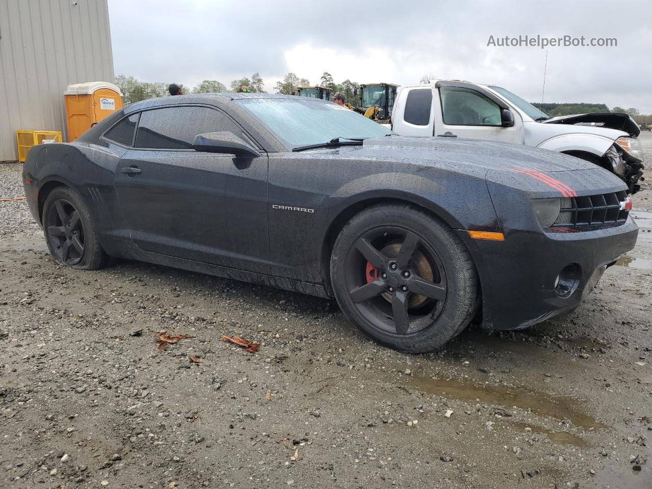 2010 Chevrolet Camaro Lt Black vin: 2G1FC1EV5A9211593