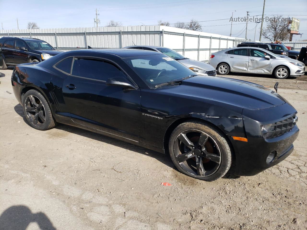 2010 Chevrolet Camaro Lt Black vin: 2G1FC1EV5A9224408