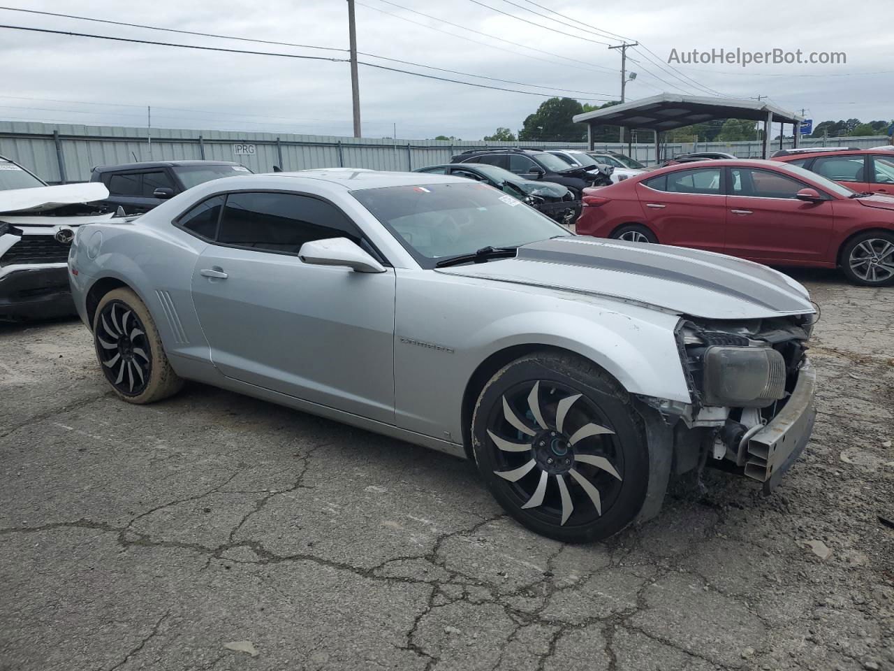 2010 Chevrolet Camaro Lt Silver vin: 2G1FC1EV7A9100818