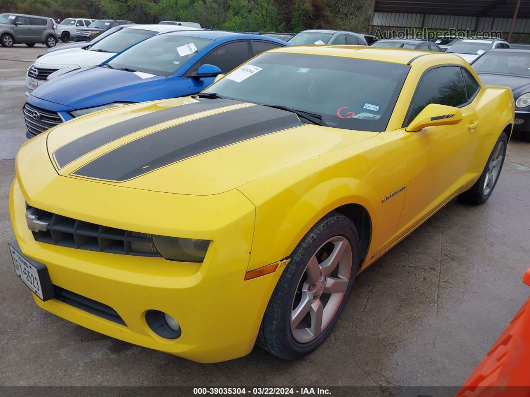 2010 Chevrolet Camaro 2lt Yellow vin: 2G1FC1EV7A9128621