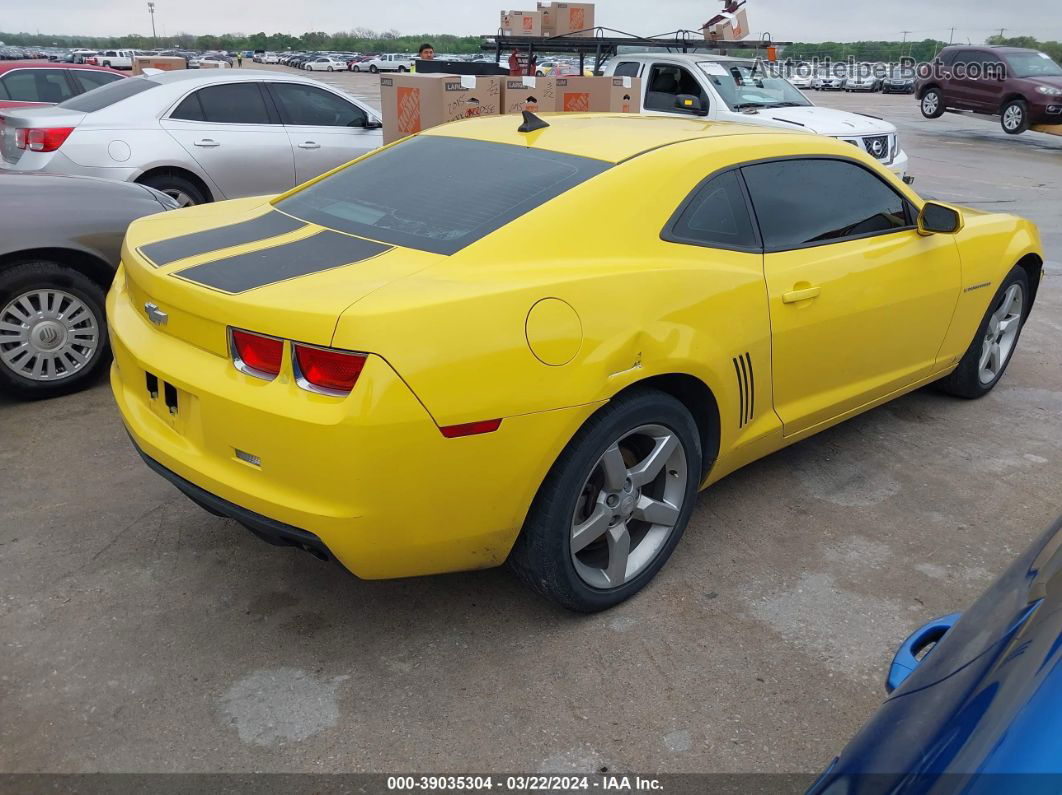 2010 Chevrolet Camaro 2lt Yellow vin: 2G1FC1EV7A9128621