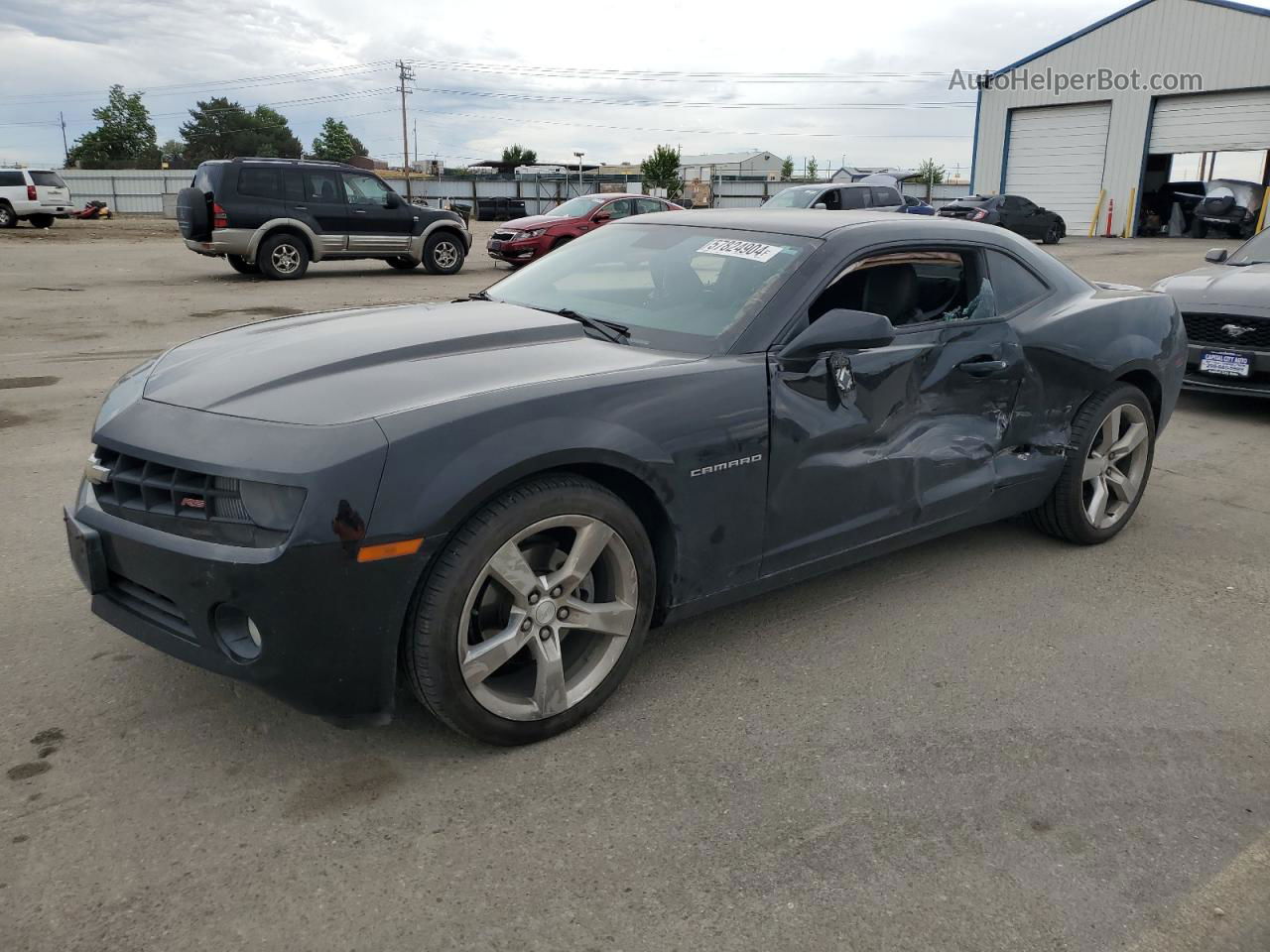 2010 Chevrolet Camaro Lt Black vin: 2G1FC1EV7A9225740