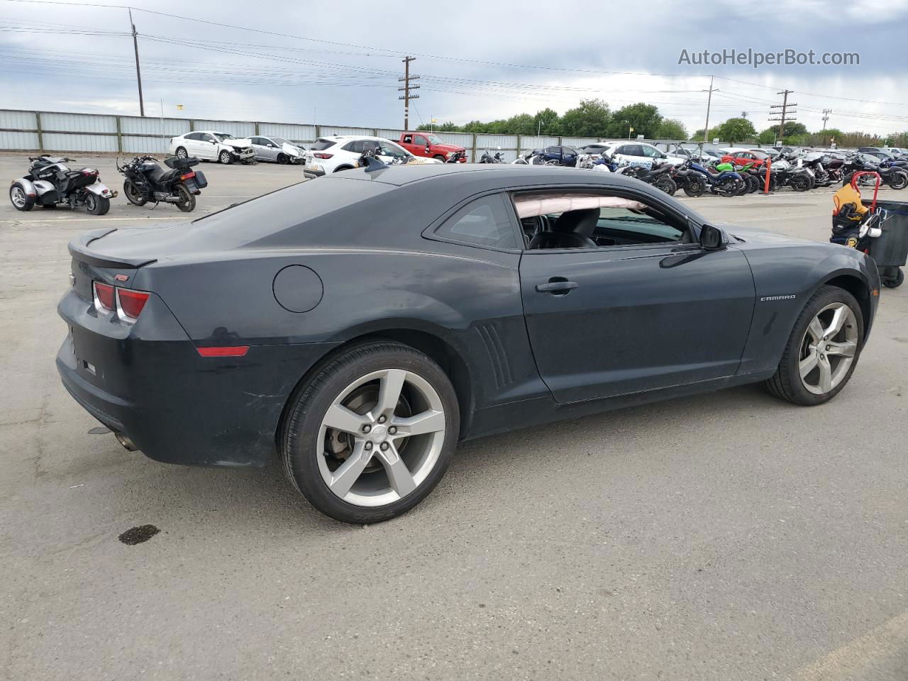 2010 Chevrolet Camaro Lt Black vin: 2G1FC1EV7A9225740