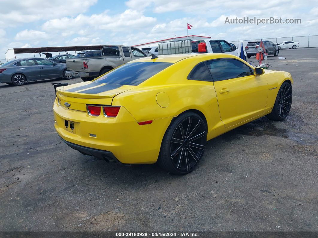 2010 Chevrolet Camaro 2lt Yellow vin: 2G1FC1EV8A9104229