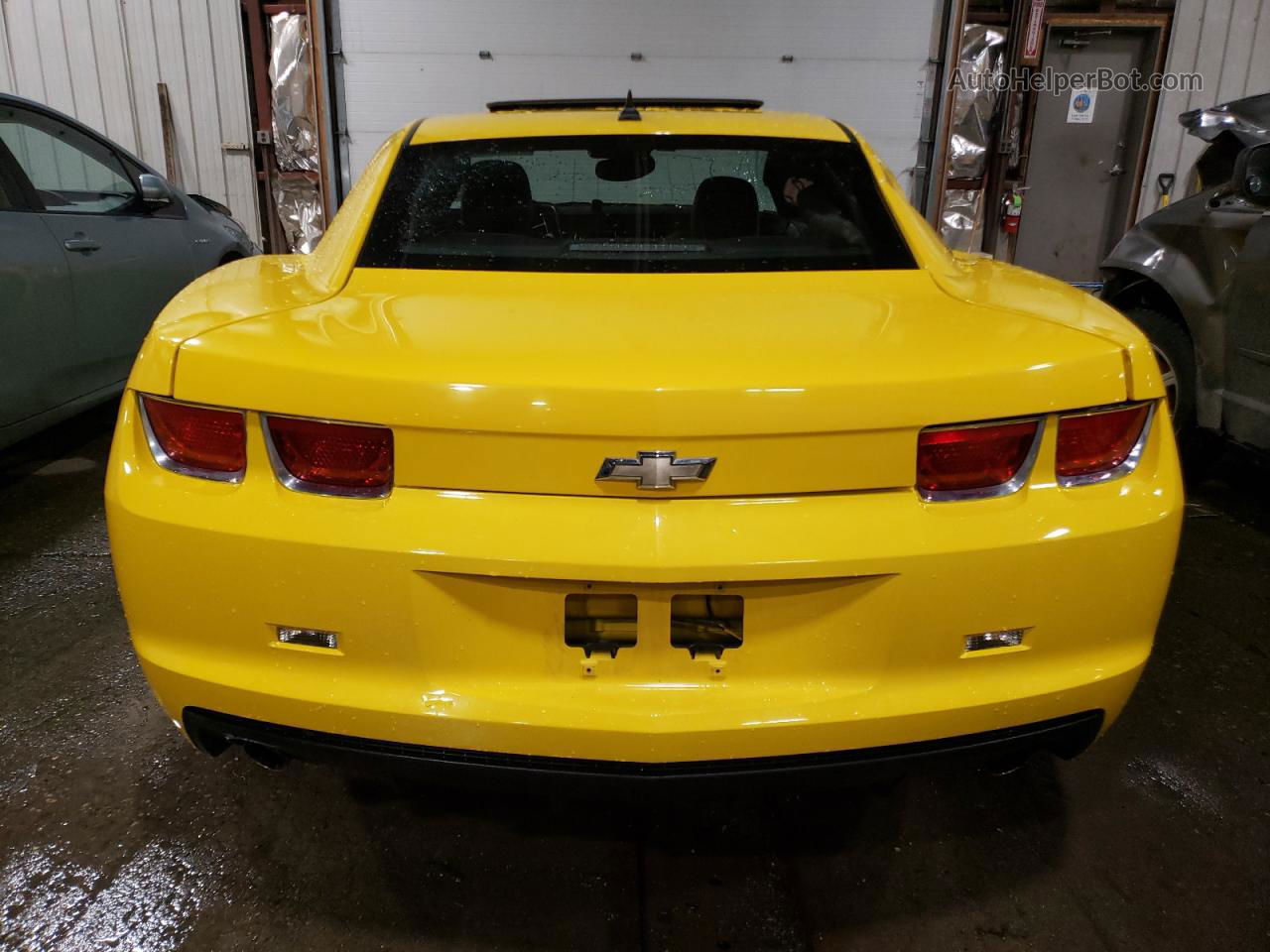 2010 Chevrolet Camaro Lt Yellow vin: 2G1FC1EV8A9104814