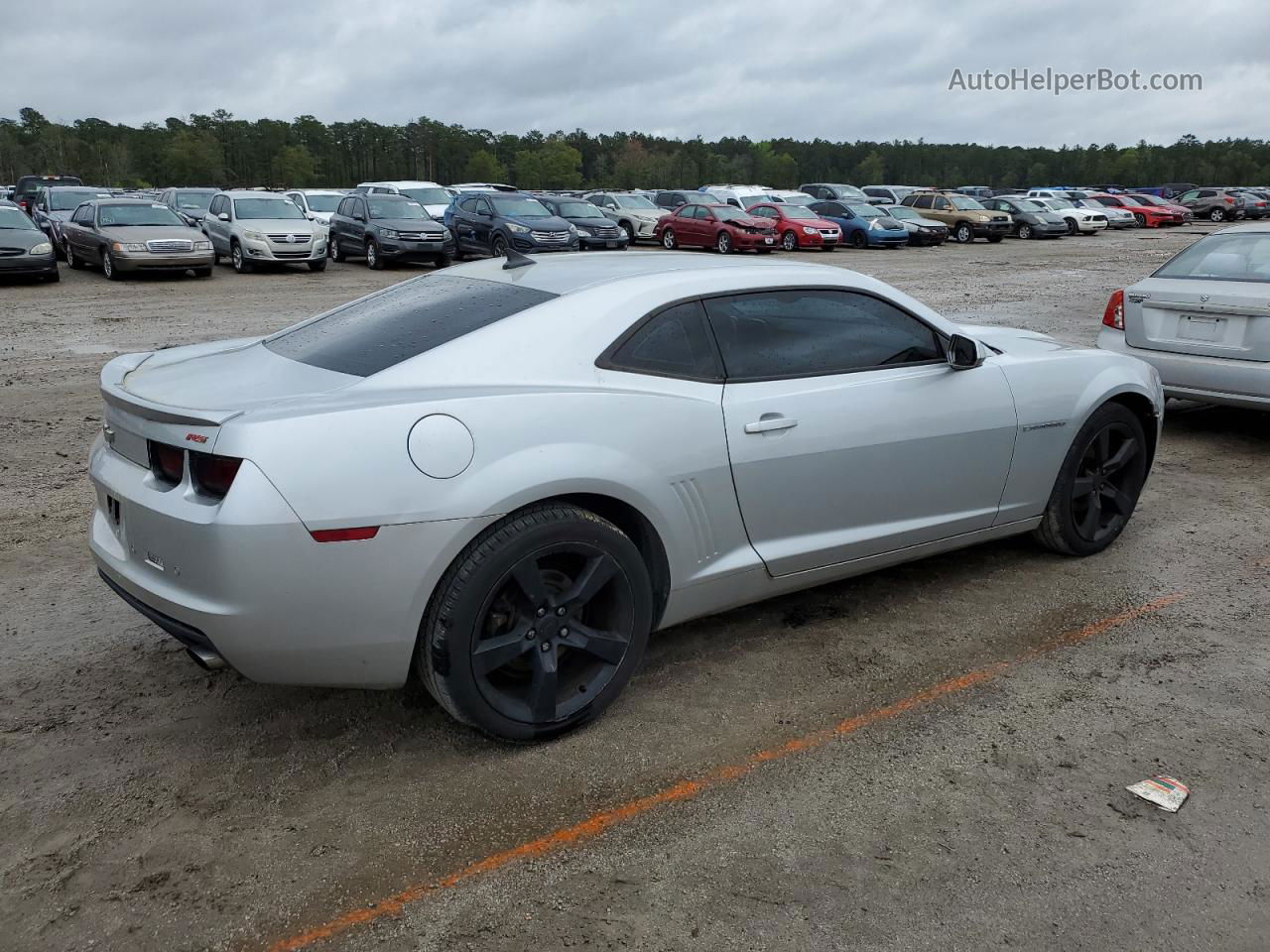 2010 Chevrolet Camaro Lt Silver vin: 2G1FC1EV8A9184180