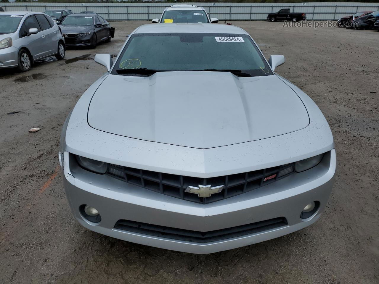 2010 Chevrolet Camaro Lt Silver vin: 2G1FC1EV8A9184180