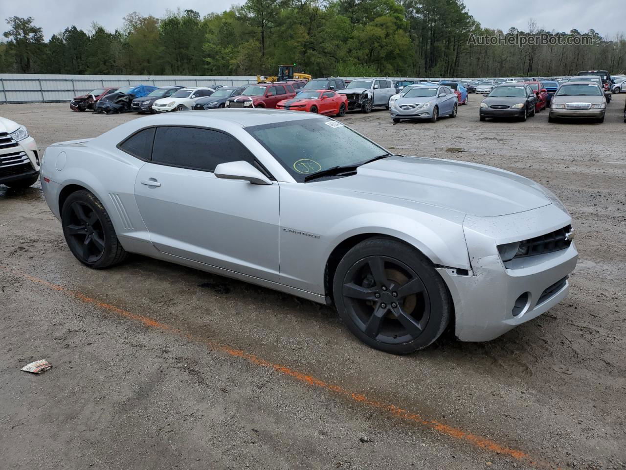 2010 Chevrolet Camaro Lt Silver vin: 2G1FC1EV8A9184180