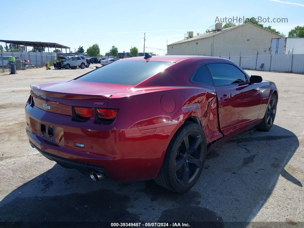 2010 Chevrolet Camaro 2lt Red vin: 2G1FC1EV8A9214469