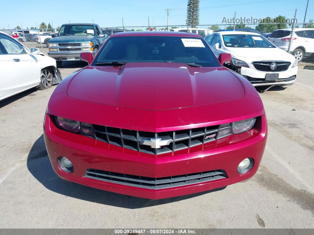 2010 Chevrolet Camaro 2lt Красный vin: 2G1FC1EV8A9214469