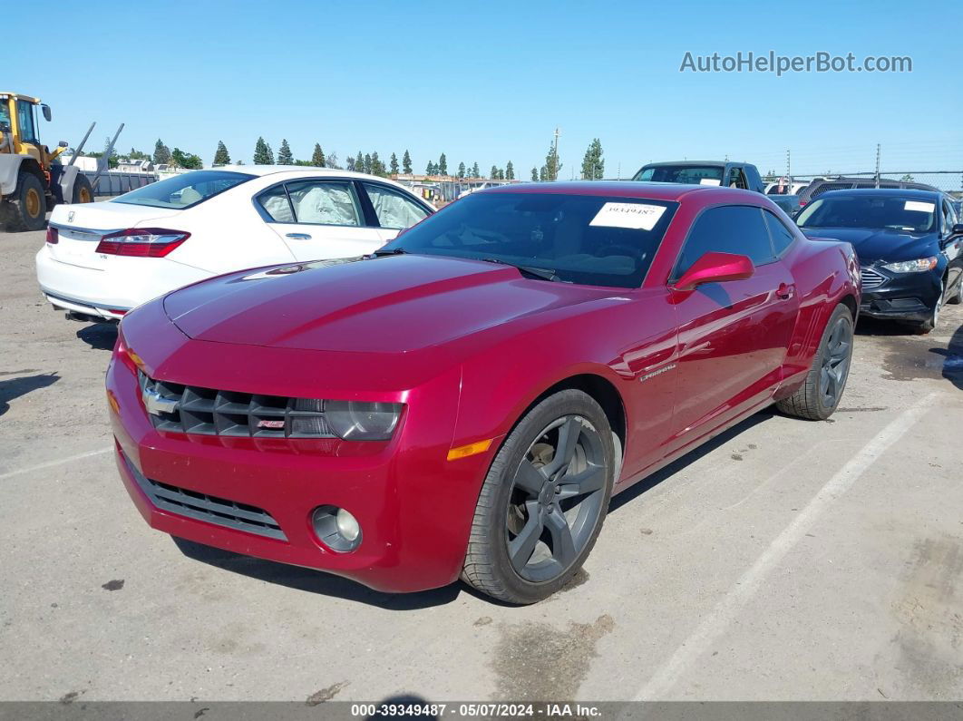 2010 Chevrolet Camaro 2lt Red vin: 2G1FC1EV8A9214469