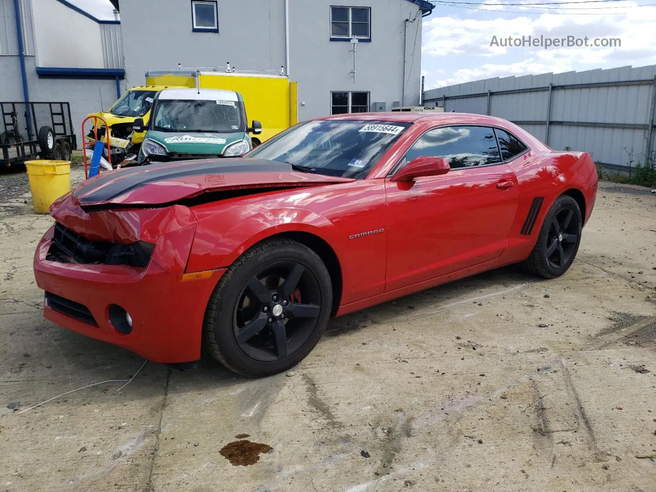 2010 Chevrolet Camaro Lt Red vin: 2G1FC1EV8A9227321