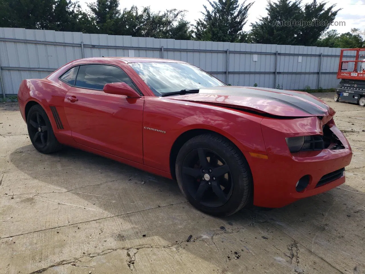 2010 Chevrolet Camaro Lt Red vin: 2G1FC1EV8A9227321