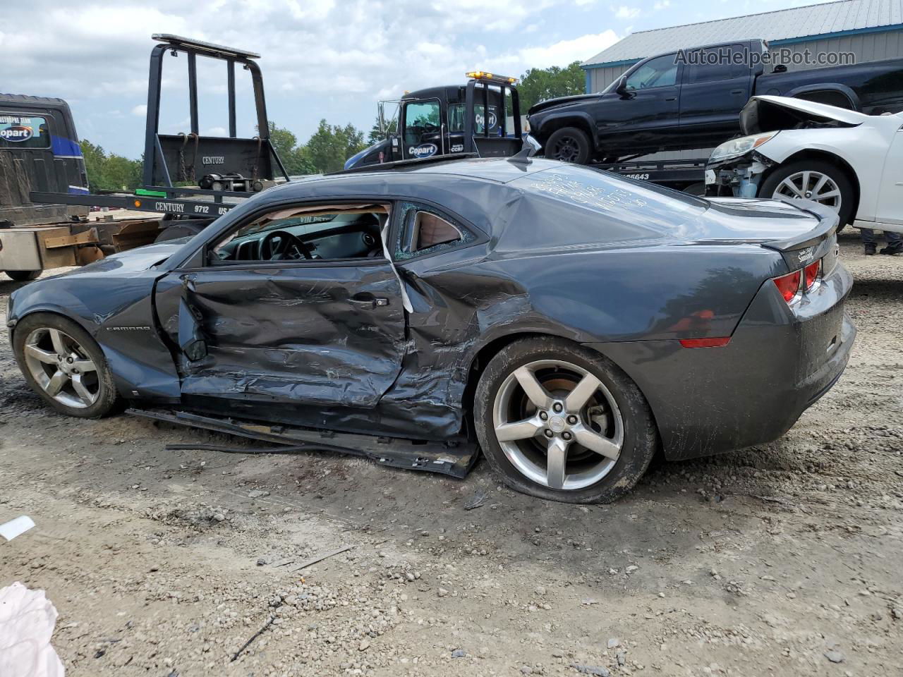 2010 Chevrolet Camaro Lt Charcoal vin: 2G1FC1EV9A9120763