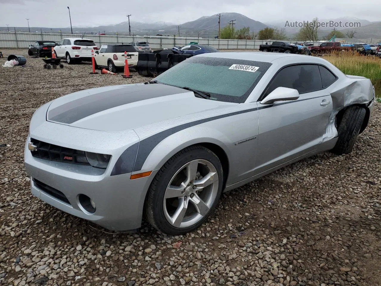 2010 Chevrolet Camaro Lt Silver vin: 2G1FC1EV9A9168649