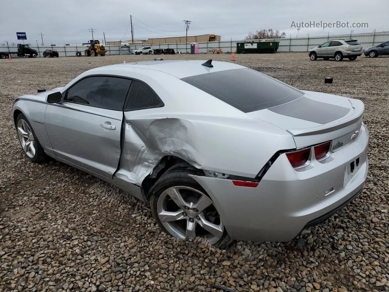 2010 Chevrolet Camaro Lt Silver vin: 2G1FC1EV9A9168649