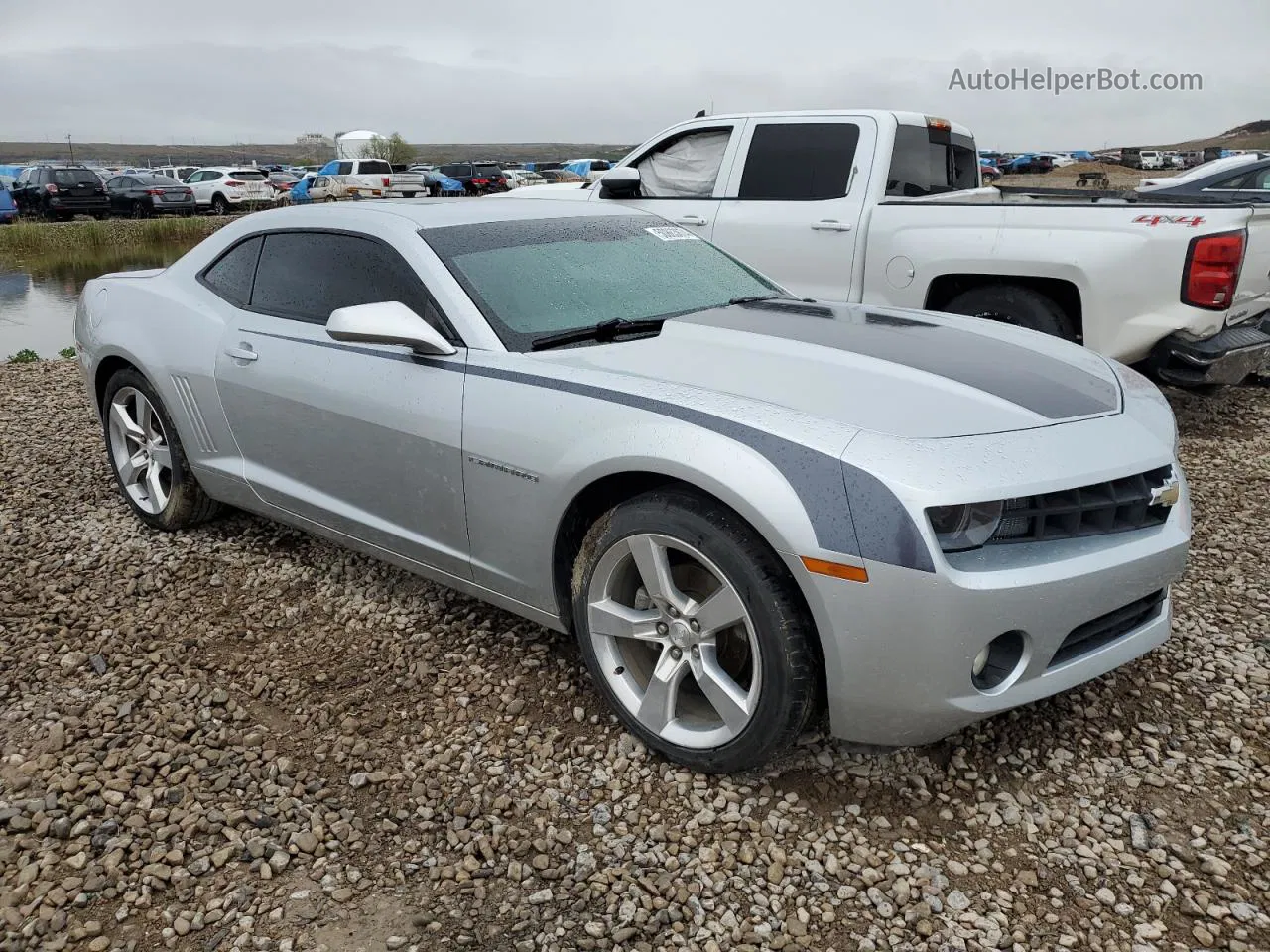 2010 Chevrolet Camaro Lt Silver vin: 2G1FC1EV9A9168649