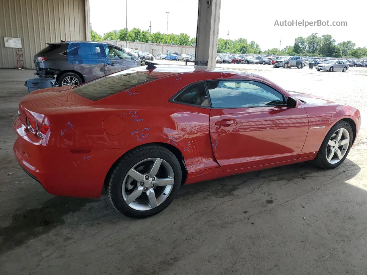 2010 Chevrolet Camaro Lt Red vin: 2G1FC1EVXA9000339