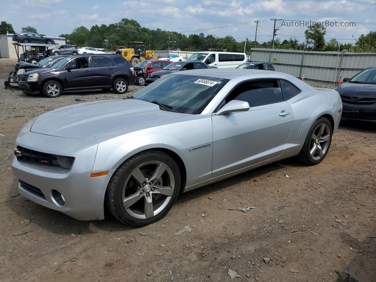 2010 Chevrolet Camaro Lt Серебряный vin: 2G1FC1EVXA9000566