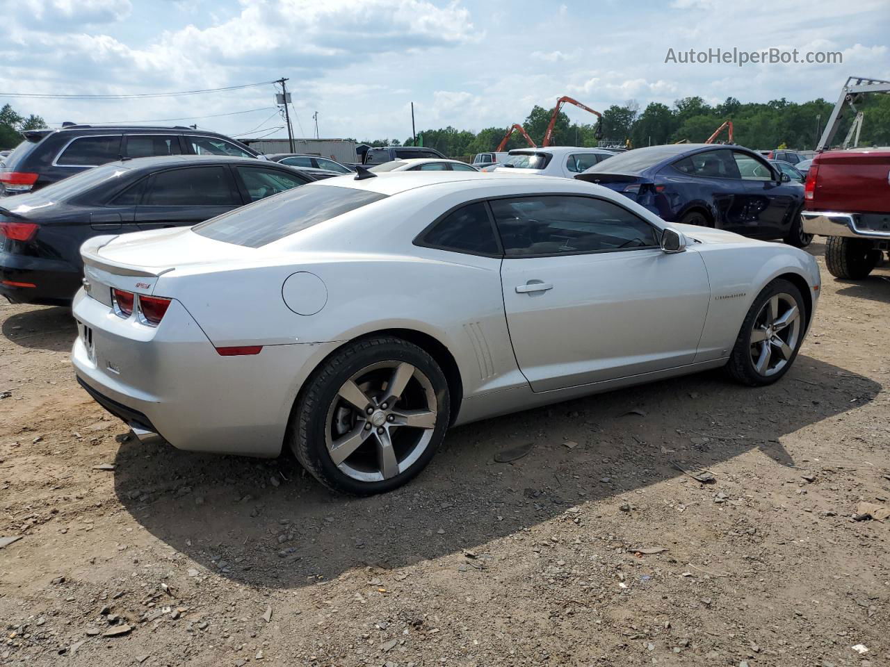 2010 Chevrolet Camaro Lt Silver vin: 2G1FC1EVXA9000566