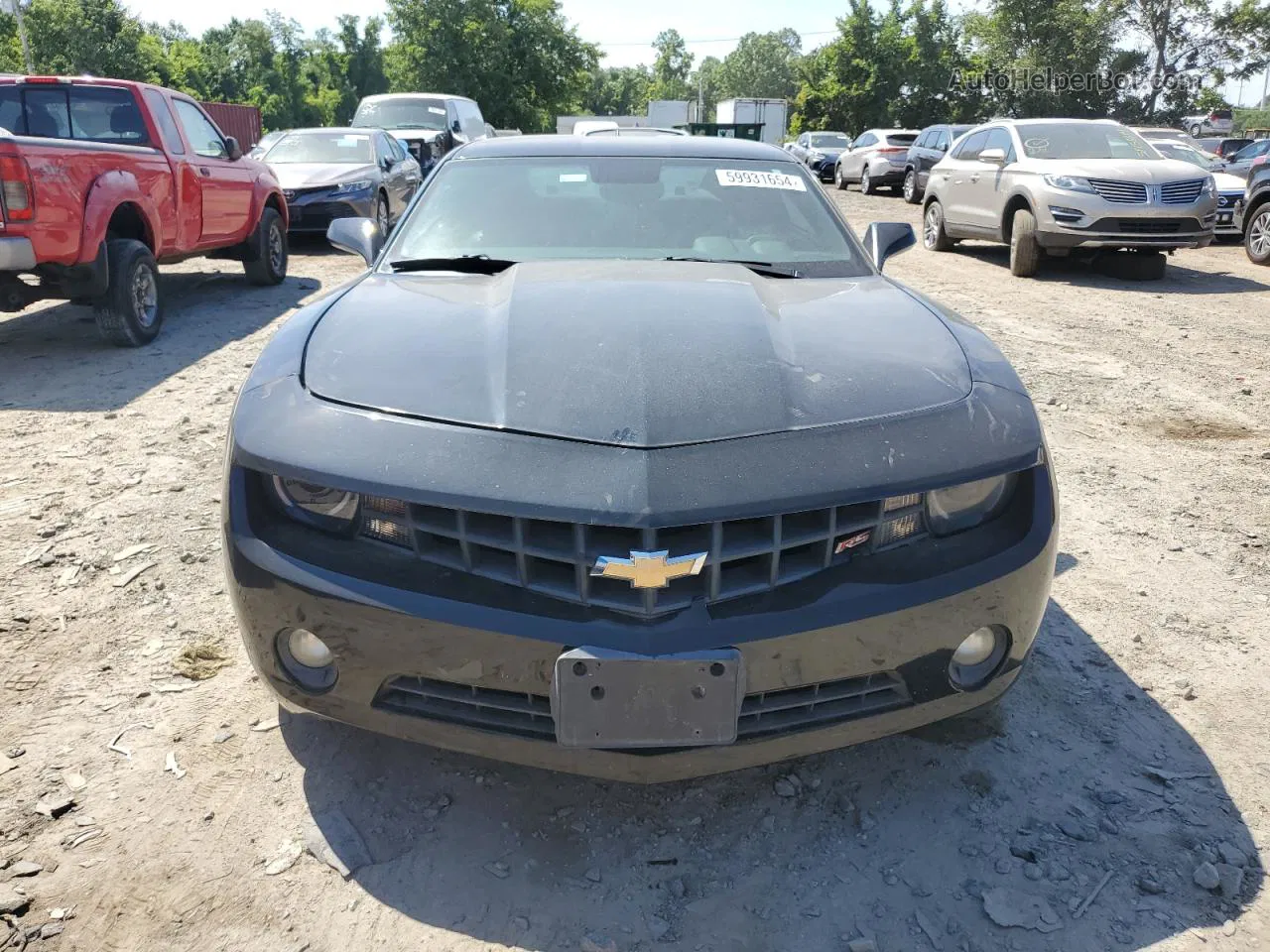 2010 Chevrolet Camaro Lt Black vin: 2G1FC1EVXA9153528