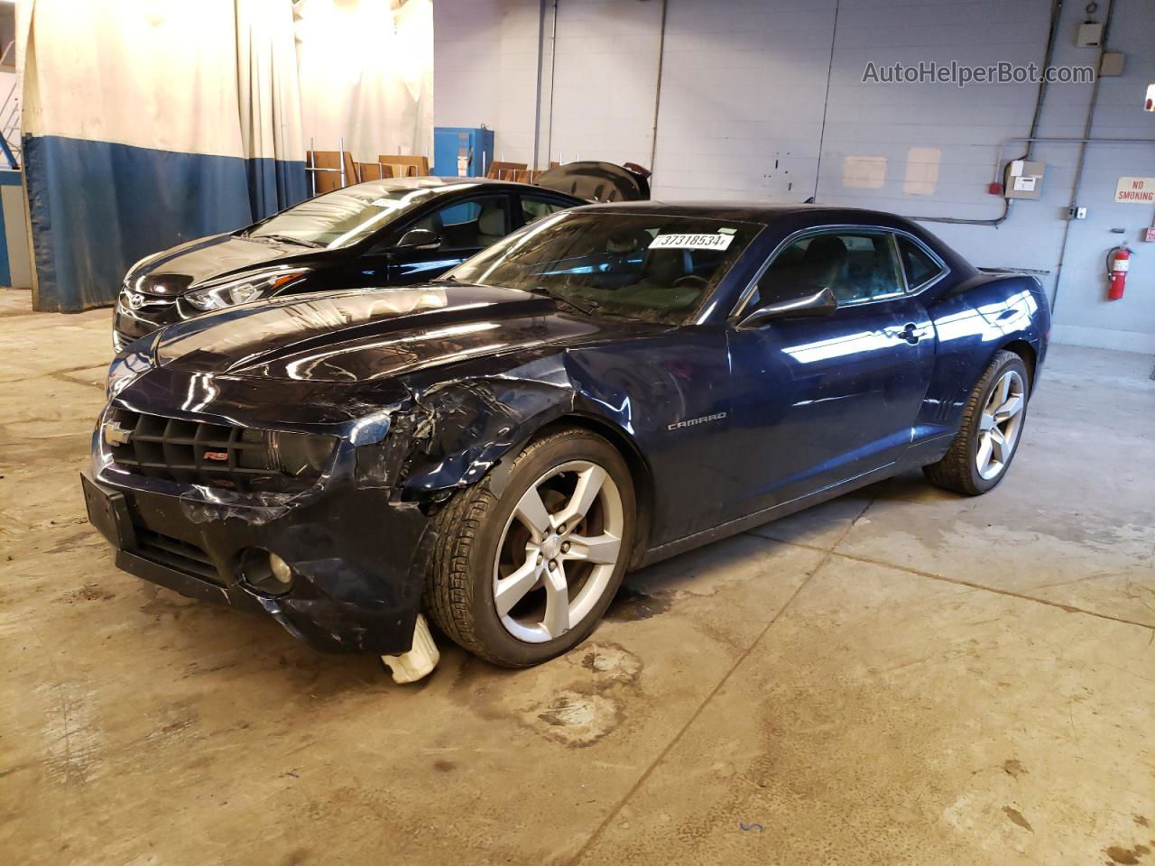 2010 Chevrolet Camaro Lt Blue vin: 2G1FC1EVXA9202596