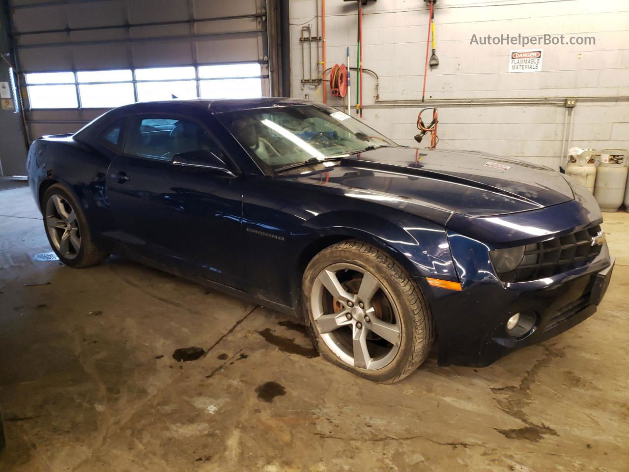 2010 Chevrolet Camaro Lt Blue vin: 2G1FC1EVXA9202596