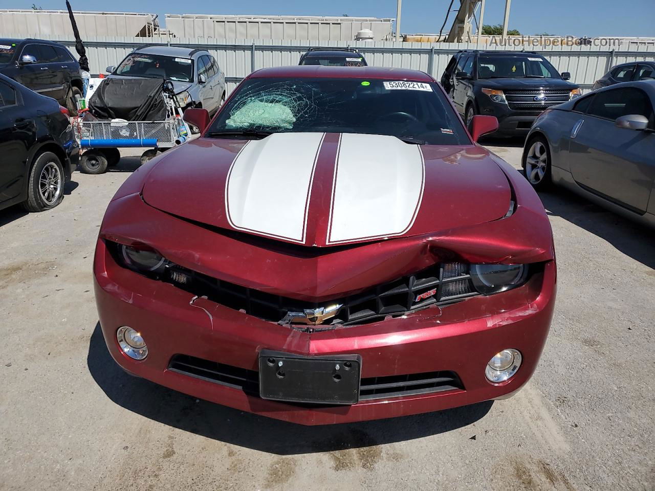 2010 Chevrolet Camaro Lt Red vin: 2G1FC1EVXA9202713