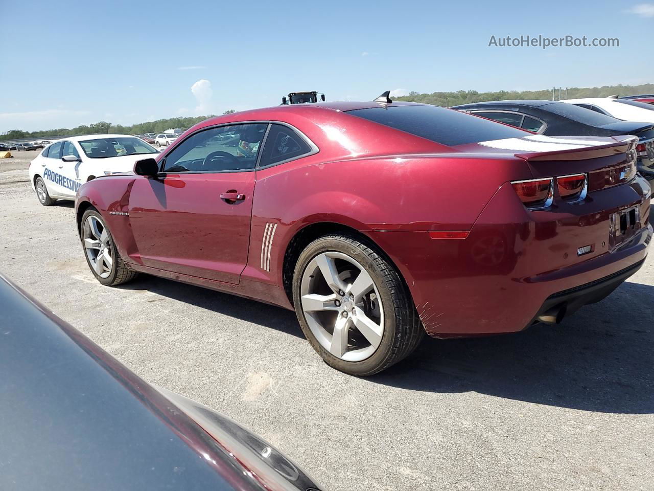 2010 Chevrolet Camaro Lt Red vin: 2G1FC1EVXA9202713