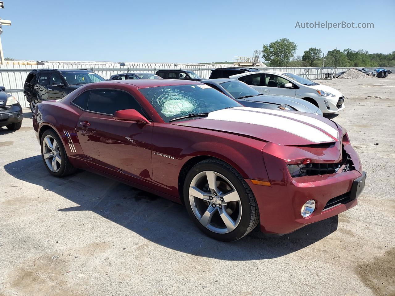 2010 Chevrolet Camaro Lt Red vin: 2G1FC1EVXA9202713