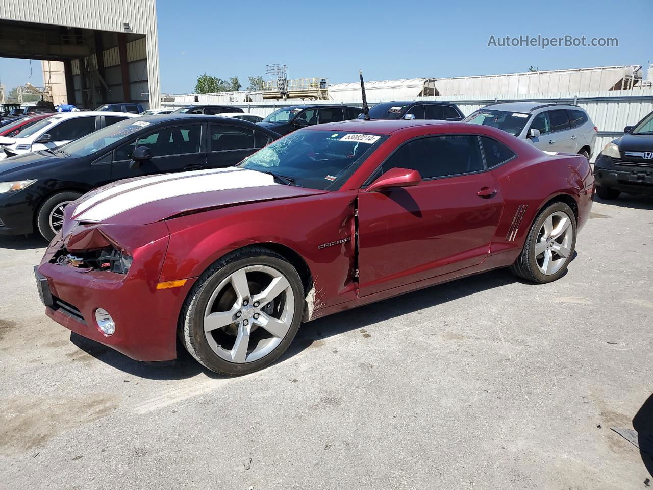 2010 Chevrolet Camaro Lt Red vin: 2G1FC1EVXA9202713