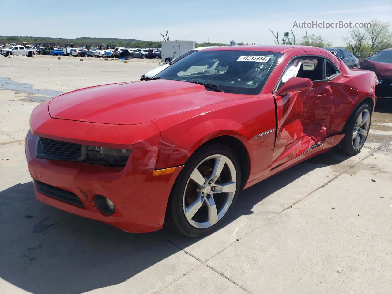 2010 Chevrolet Camaro Lt Red vin: 2G1FC1EVXA9220225