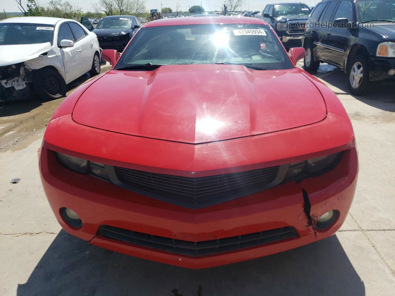 2010 Chevrolet Camaro Lt Red vin: 2G1FC1EVXA9220225