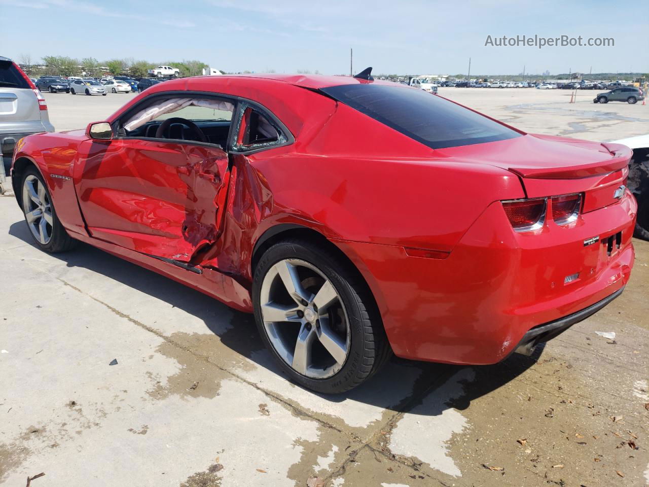 2010 Chevrolet Camaro Lt Red vin: 2G1FC1EVXA9220225