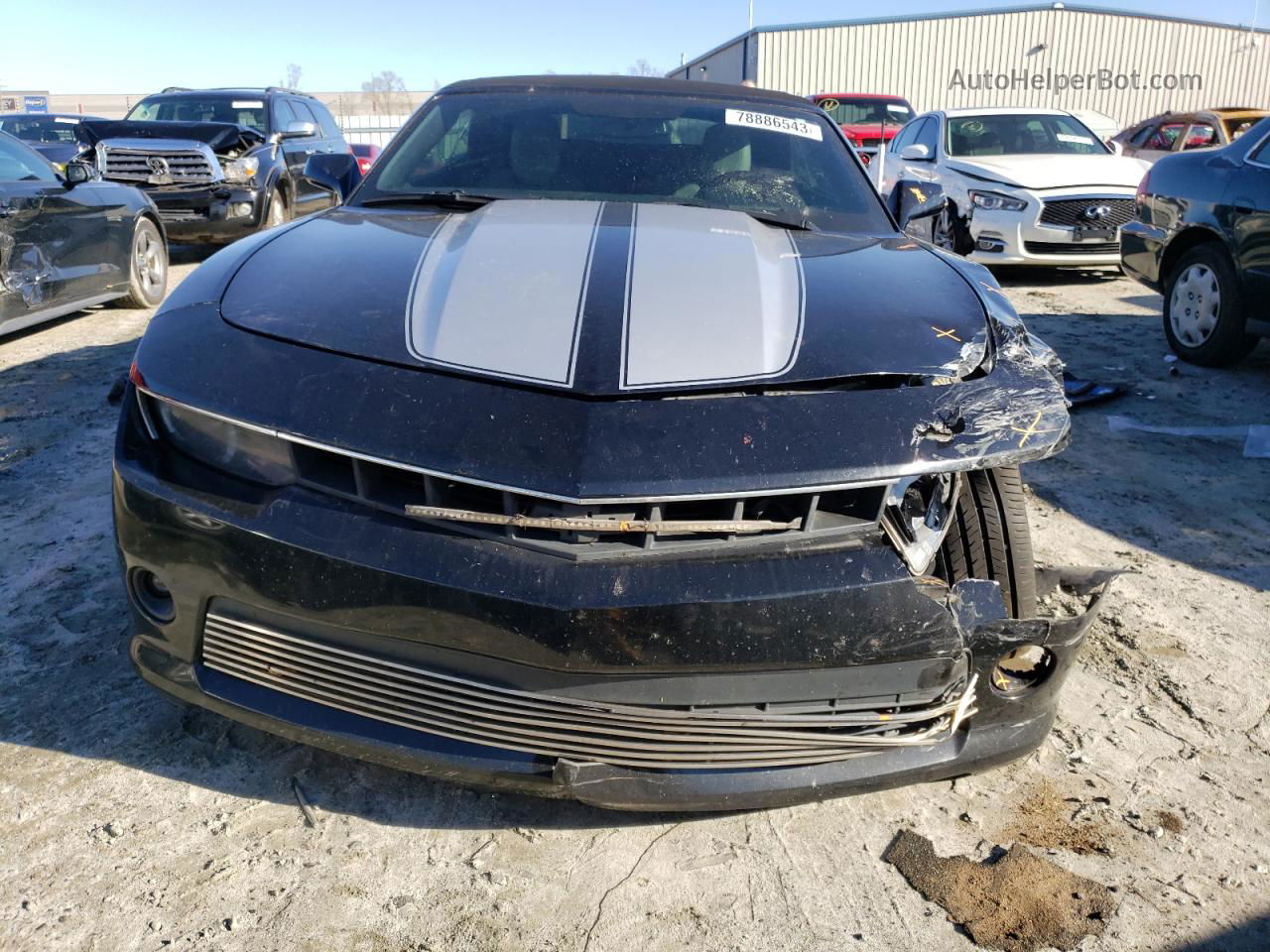 2014 Chevrolet Camaro Lt Black vin: 2G1FC3D31E9159316