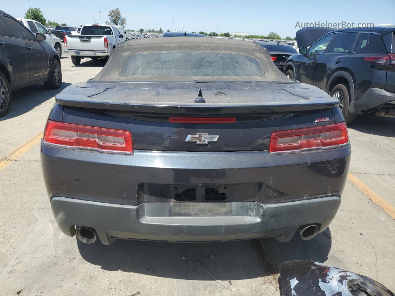 2014 Chevrolet Camaro Lt Blue vin: 2G1FC3D33E9159012