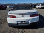 2014 Chevrolet Camaro Lt White vin: 2G1FC3D34E9158421