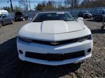 2014 Chevrolet Camaro Lt White vin: 2G1FC3D34E9158421