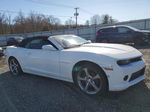 2014 Chevrolet Camaro Lt White vin: 2G1FC3D34E9158421