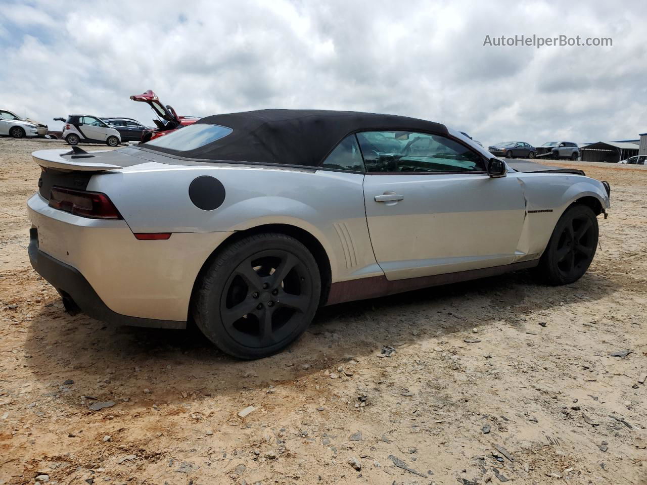 2014 Chevrolet Camaro Lt Silver vin: 2G1FC3D39E9287612