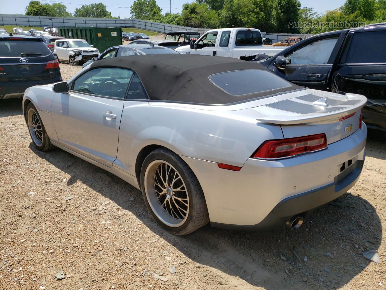 2014 Chevrolet Camaro Lt Silver vin: 2G1FC3D3XE9146564