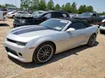 2014 Chevrolet Camaro Lt Silver vin: 2G1FC3D3XE9146564