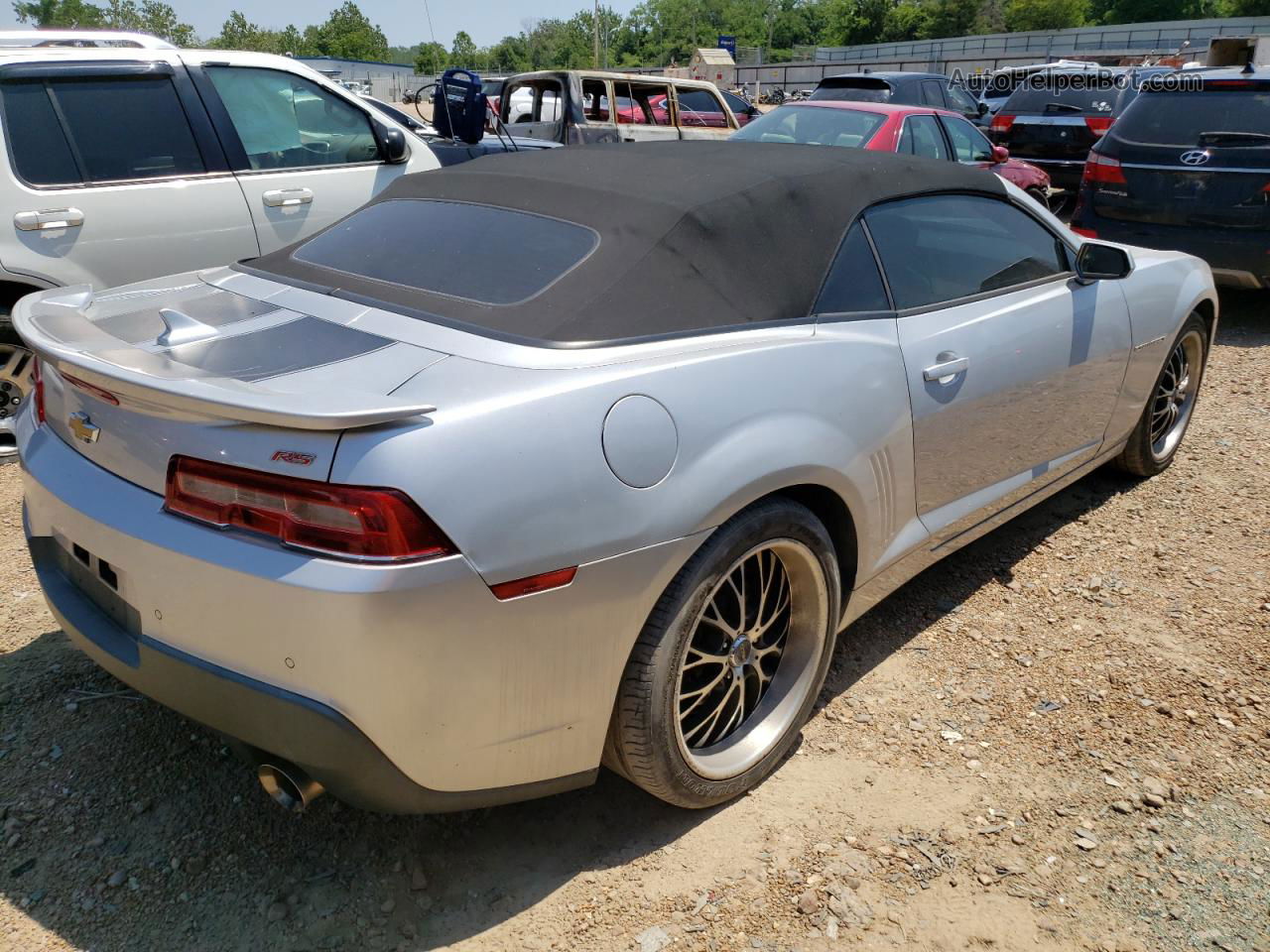 2014 Chevrolet Camaro Lt Silver vin: 2G1FC3D3XE9146564