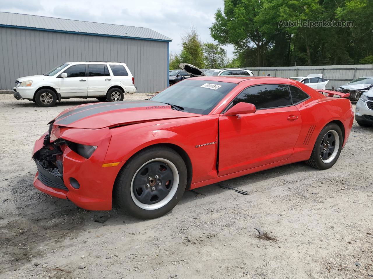 2015 Chevrolet Camaro Lt Red vin: 2G1FD1E30F9112974